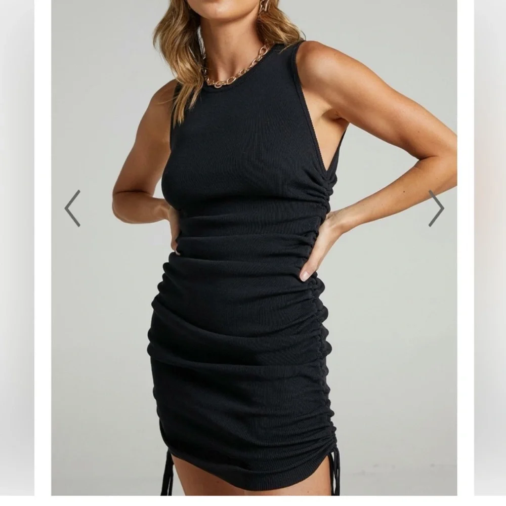 LIONESS Military Minds Ruched Mini Dress - Picture 1 of 7